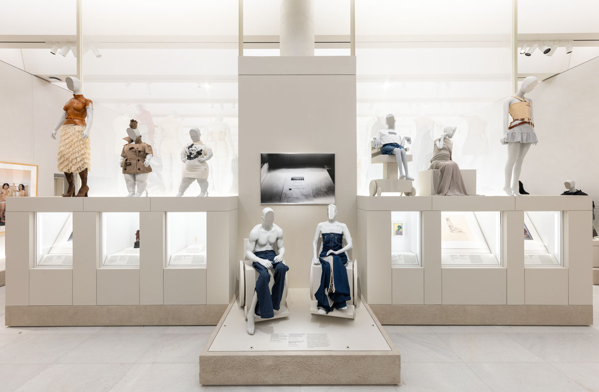 Gallery section exploring different representations of the body through fashion and art in Costume Art.