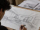 Studente sviluppa un progetto di hospitality design
