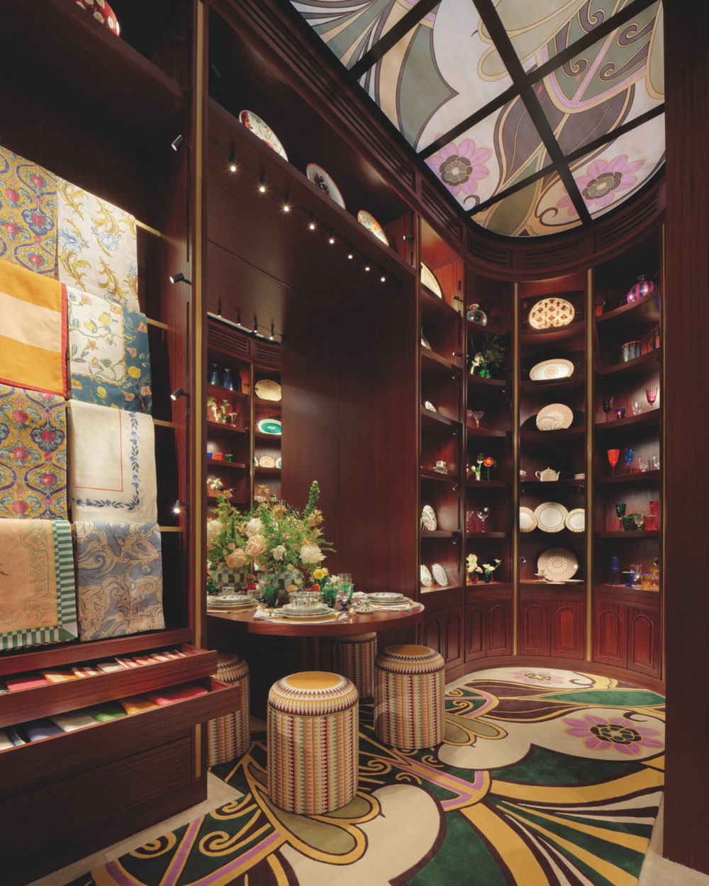 Home collection area inside the La DoubleJ flagship store in New York
