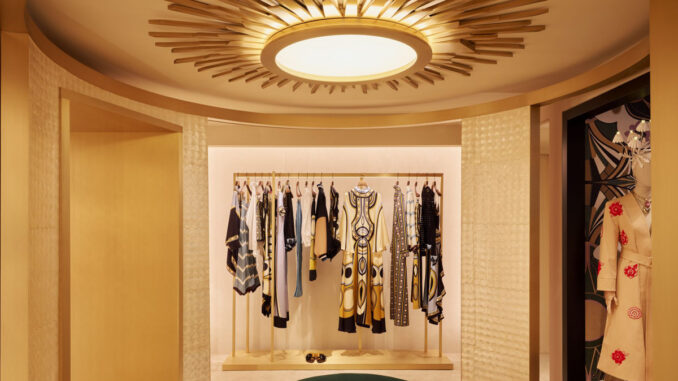 Interno del flagship store La DoubleJ a New York progettato da b-arch